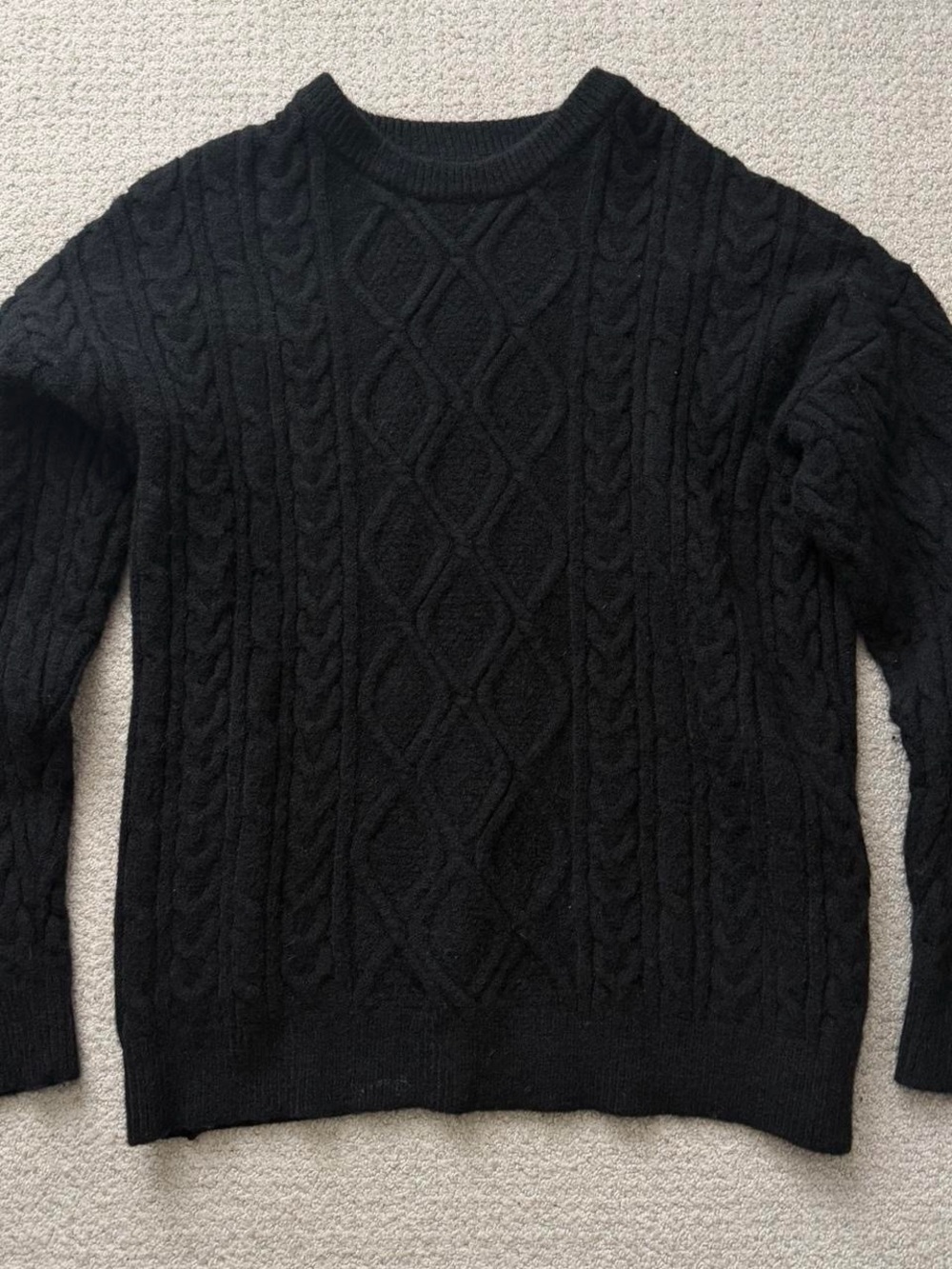 Aelfric Eden Oversized Cable Knit Sweater